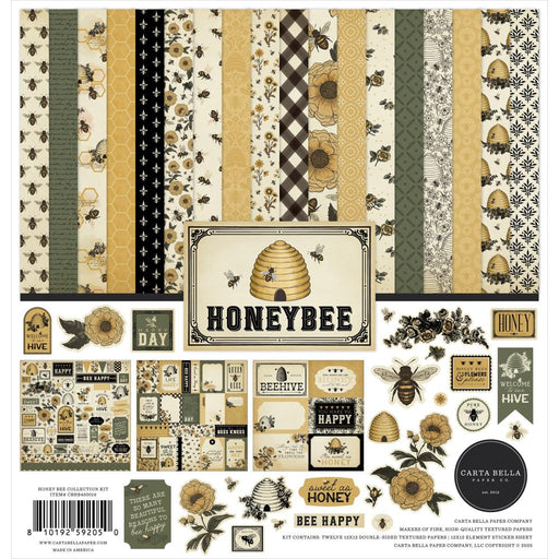 CARTA BELLA HONEY BEE 12X 12 KIT COLLECTION - CBHB450016