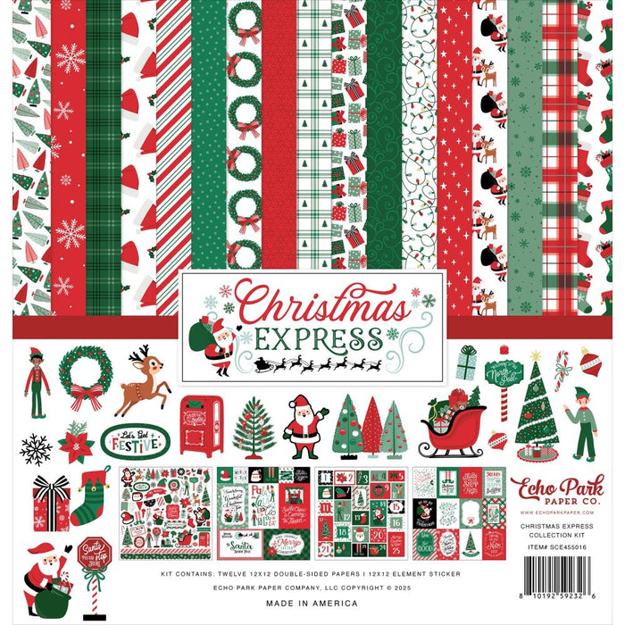 ECHO PARK CHRISTMAS EXPRESS 12X12 COLLECTION KIT - SCE455016
