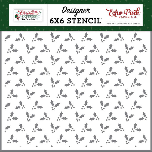 ECHO PARK CHRISTMAS EXPRESS STENCIL MISTLETOE - SCE455033