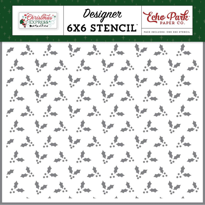 ECHO PARK CHRISTMAS EXPRESS STENCIL MISTLETOE - SCE455033