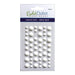 EYELET OUTLET ADHESIVE BACK ENAMEL DOTS 54/PKG-MATTE WHTE - EN54  E21A