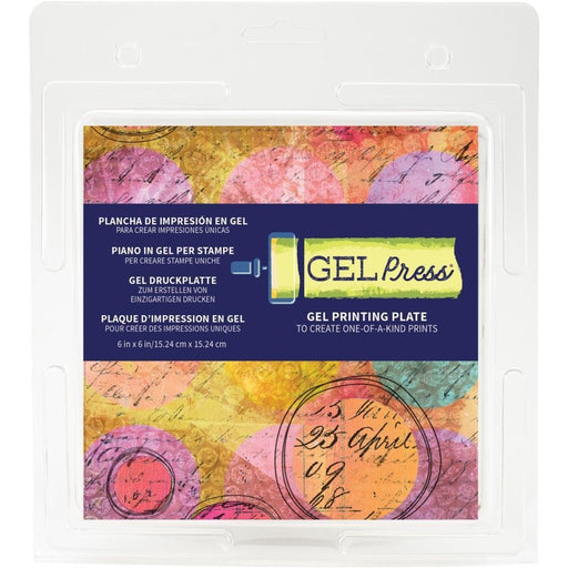 GEL PRESS REUSABLE PRINTING PLATE 6 X 6 - GP10800