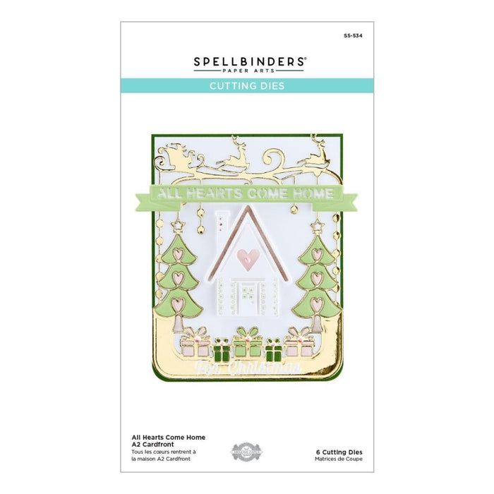 SPELLBINDERS CUTTING DIES ALL HEARTS COME HOME - S5-534