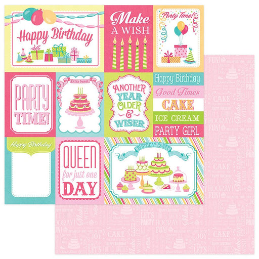 PHOTO PLAY 12X12 PAPER PARTY GIRL 3X4 4X6 CARDS - PG2172