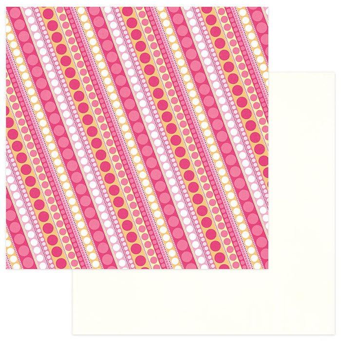 PHOTO PLAY 12X12 PAPER PARTY GIRL DIAGONAL DOTS - PG2174