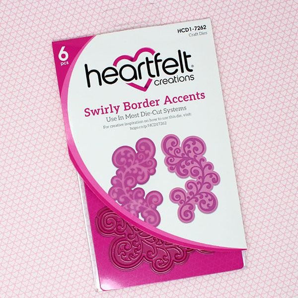 HEARTFELT CREATIONS SWIRLY BORDER ACCENTS DIE - HCD7262