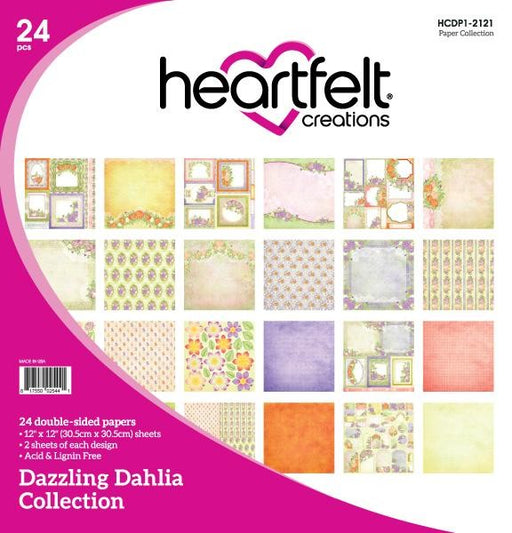 HEARTFELT CREATIONS DAZZLING DAHLIA PAPER COLLECTION - HCDP2121