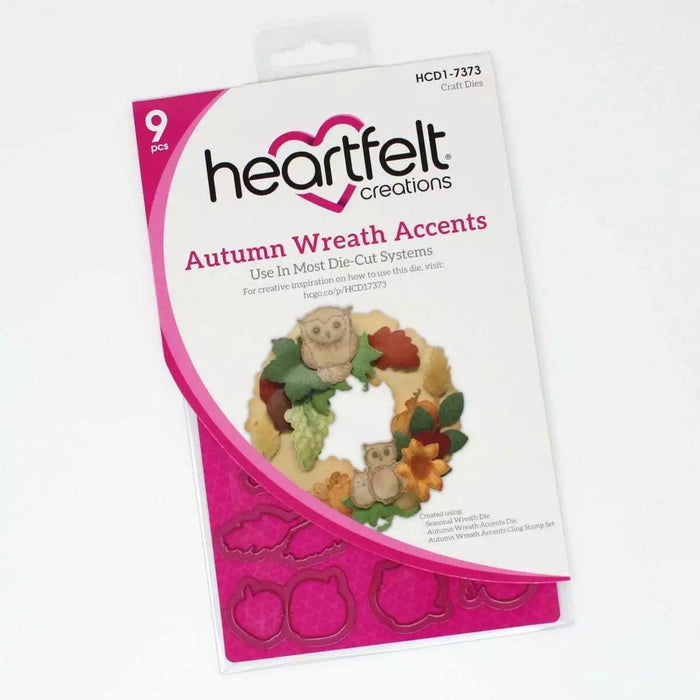 HEARTFELT CREATIONS AUTUMN WREATH ACCENTS DIE - HCD7373