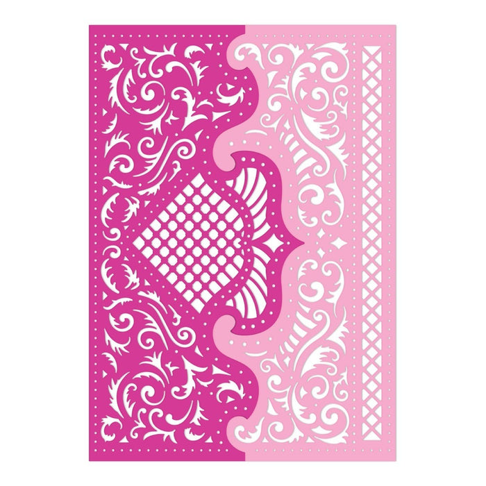 HEARTFELT CREATIONS FANCY FLOURISH BORDER DIE - HCD7403