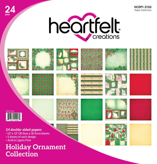 HEARTFELT CREATIONS HOLIDAY ORNAMENT PAPER COLLECTION - HCDP2153