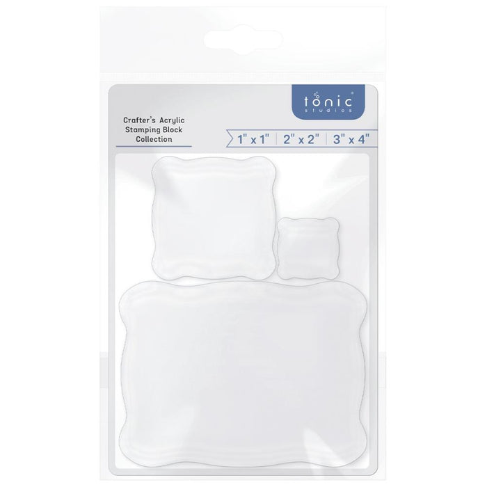 TONIC ACRYLIC STAMPING BLOCK 3PK -5314E