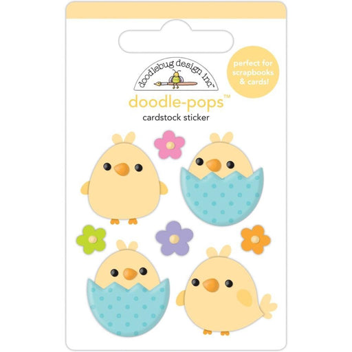 DOODLEBUG CARDSTOCK STICKERS 3D BEAK A BOO - KK7176