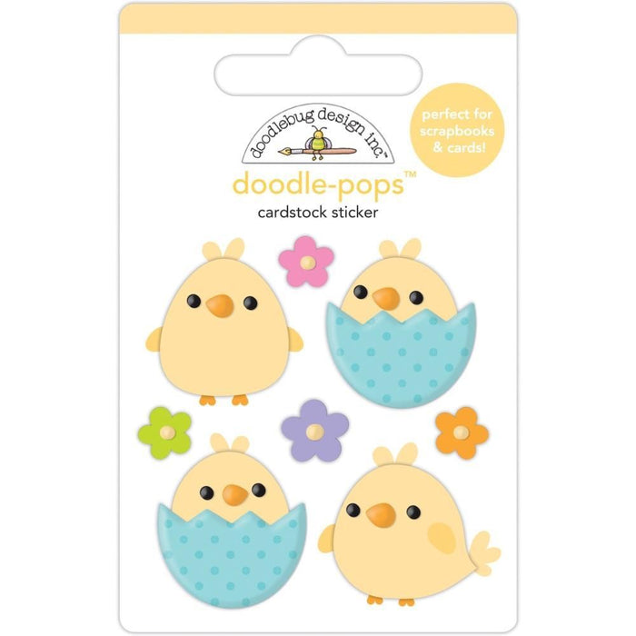 DOODLEBUG CARDSTOCK STICKERS 3D BEAK A BOO - KK7176