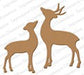 IMPRESSION OBSESSION DIE DEER AND DOE - DIE306Y