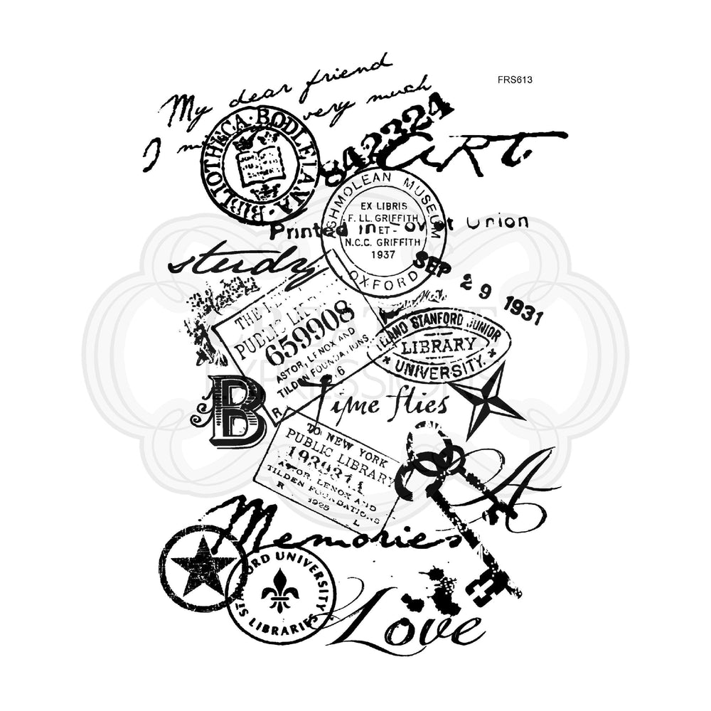 WOODWARE CLEAR STAMPS MEMORIES - FRS613