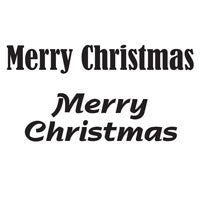 WOODWARE CLEAR STAMPS MERRY CHRISTMAS - JWS026