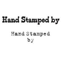 WOODWARE CLEAR STAMPS HAND STAMPED BY - JWS031
