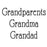 WOODWARE CLEAR STAMPS GRANDPARENTS GRANDMA GRANDAD - JWS040