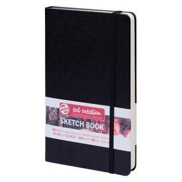 TAC SKETCH BOOK 13 X 21 140GSM BLACK - 9314002M
