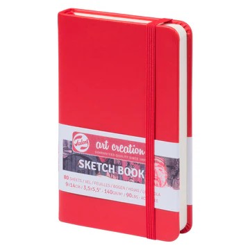 TAC SKETCH BOOK 9 X 14 140GSM RED - 9314201M