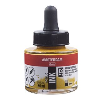 AMSTERDAM ACRYLIC INK 30ML - 227 - YLW OCHRE - 17202270