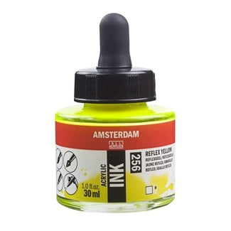 AMSTERDAM ACRYLIC INK 30ML - 256 - REFLEX YELLOW - 17202560