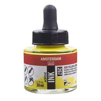 AMSTERDAM ACRYLIC INK 30ML - 267 - AZO YELLOW LEMO - 17202670