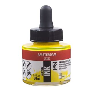 AMSTERDAM ACRYLIC INK 30ML - 275 - PRIMARY YELLOW - 17202750