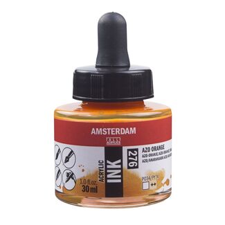 AMSTERDAM ACRYLIC INK 30ML - 276 - AZO ORANGE - 17202760