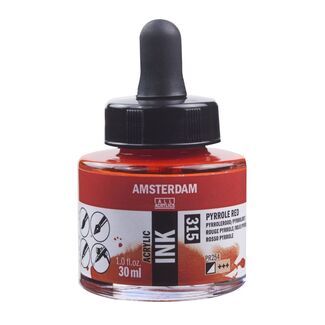 AMSTERDAM ACRYLIC INK 30ML - 315 - PYRROLE RED - 17203150