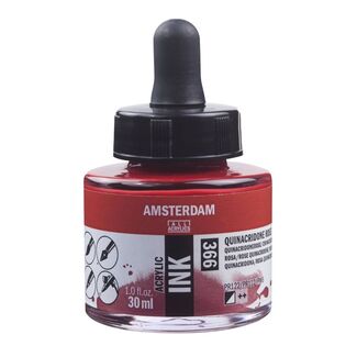 AMSTERDAM ACRYLIC INK 30ML - 366 - QUINAROSE - 17203660