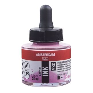 AMSTERDAM ACRYLIC INK 30ML - 385 - QUINAROSE LIGHT - 17203850