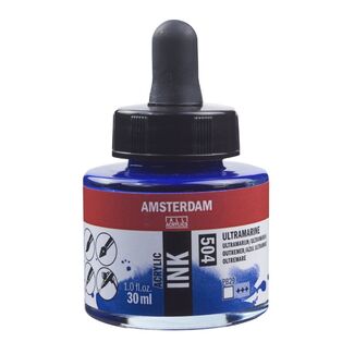 AMSTERDAM ACRYLIC INK 30ML - 504 - ULTRAMARINE - 17205040
