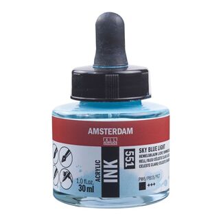 AMSTERDAM ACRYLIC INK 30ML - 551 - SKY BLUE LIGHT - 17205510