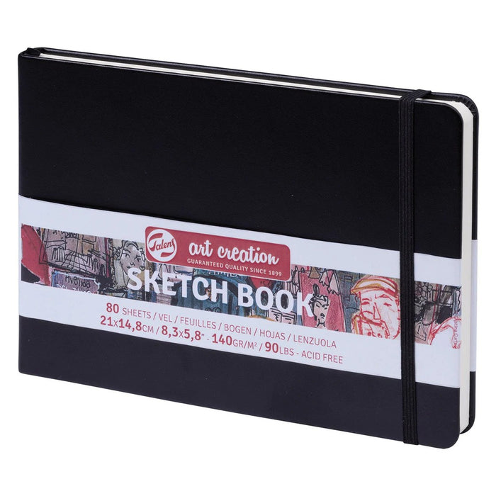 TAC SKETCH BOOK 21 X 14 140GSM BLACK - 9314005M