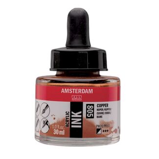 AMSTERDAM ACRYLIC INK 30ML - 805 - COPPER - 17208050