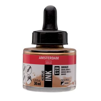 AMSTERDAM ACRYLIC INK 30ML - 811 - BRONZE - 17208110
