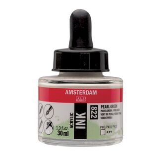 AMSTERDAM ACRYLIC INK 30ML - 822 - PEARL GREEN - 17208220
