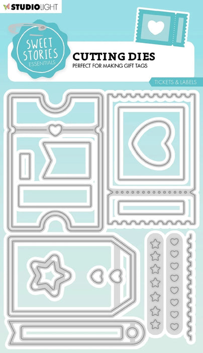 SL CUTTING DIE TICKETS & LABELS SWEET STORIES - SL-SS-CD685