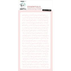 STUDIO LIGHT ESSENTIALS EMBOSSING FOLDER NR15 MERRY XMAS - CCL-ES-EMB15