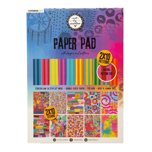 STUDIO LIGHT ESSENTIALS COLLECTION DESIGN PAPER PAD DESIGNS AND PATTERNS - ABM-ES-DPP211
