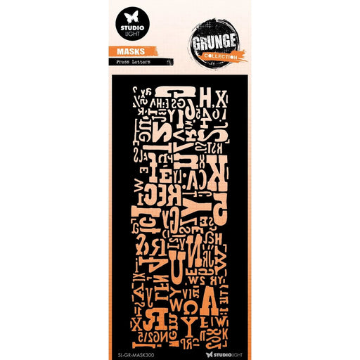 STUDIO LIGHT • GRUNGE COLLECTION MASK PRESS LETTERS - SL-GR-MASK300