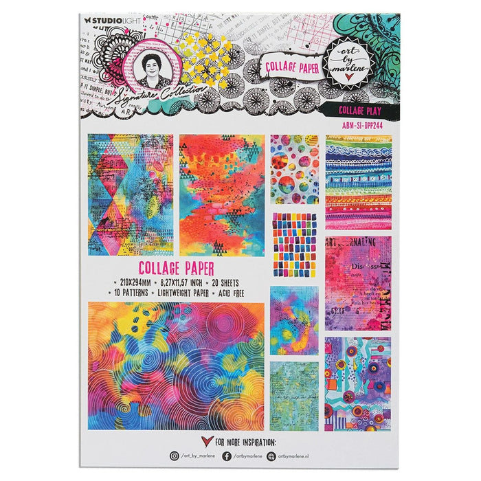 STUDIO LIGHT ART BY MARLENE COLLAGE PAPER - ABM-SI-DPP244
