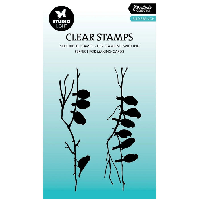 STUDIO LIGHT CLEAR STAMPS BIRD BRANCH SL-ES-STAMP785