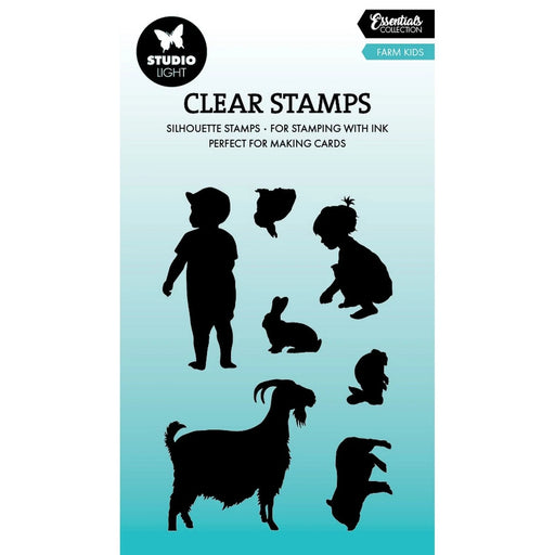 STUDIO LIGHT CLEAR STAMPS FARM KIDS- SL-ES-STAMP830