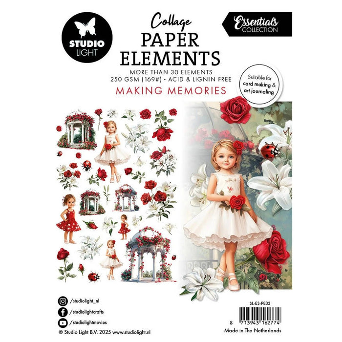 STUDIO LIGHT • ESSENTIALS PAPER ELEMENTS MAKING MEMORIES - SL-ES-PE33