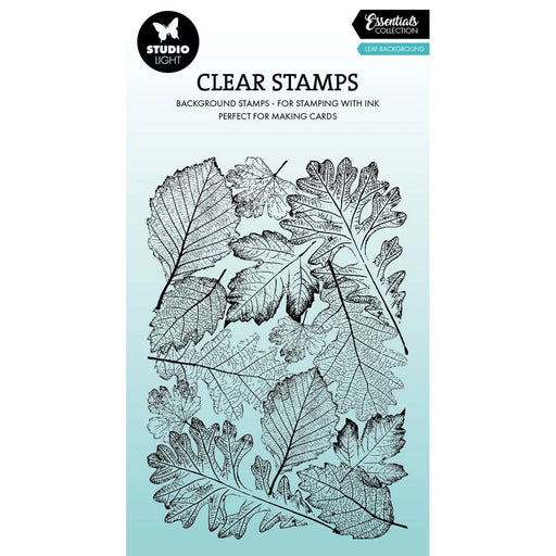 STUDIO LIGHT CLEAR STAMPS LEAF BACKGROUND SL-ES-STAMP881