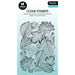 STUDIO LIGHT CLEAR STAMPS LEAF BACKGROUND SL-ES-STAMP881