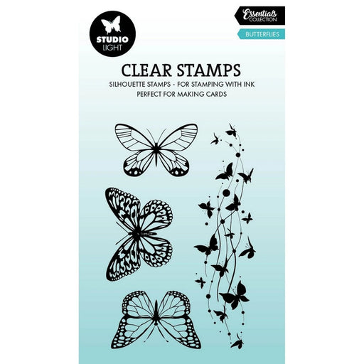 STUDIO LIGHT ESSENTIALS CLEAR STAMP BUTTERFLIES - SL-ES-STAMP915