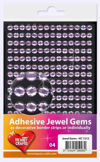 HEARTY CRAFTS ADHESIVE JEWEL GEMS 4 - HC721304